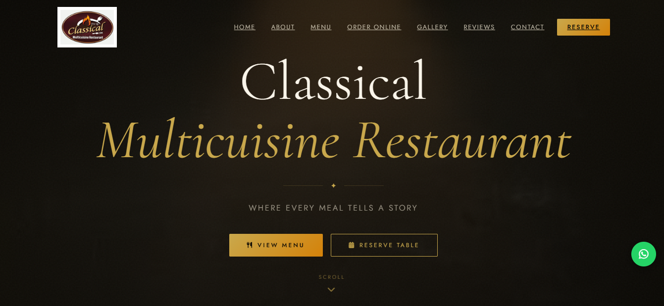 Restaurant Website